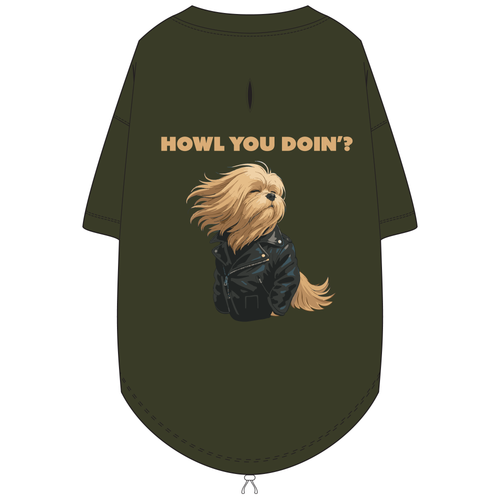 Howl you Doin? - Olive t-shirt