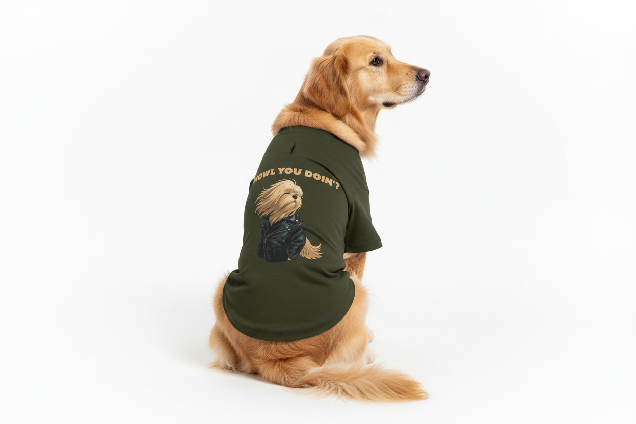 Howl you Doin? - Olive t-shirt